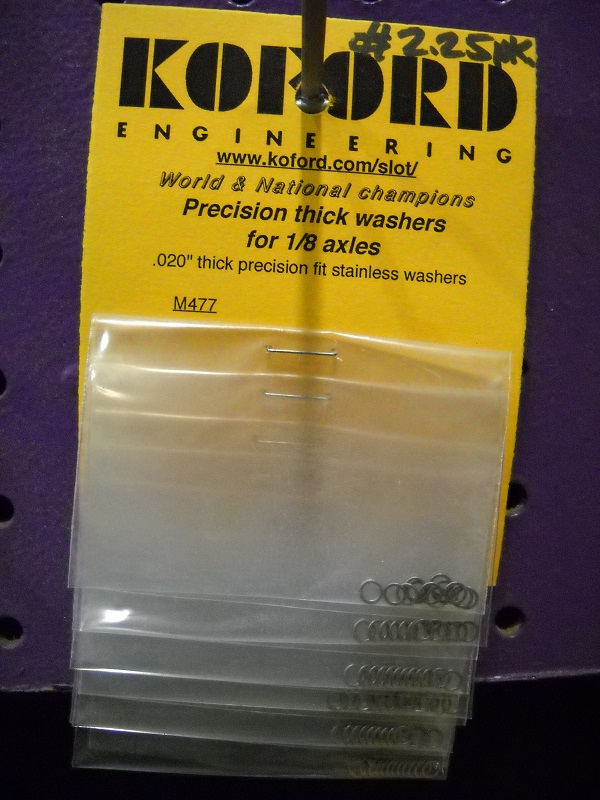 Koford .020 Precision Washers 1/8" Axle - Click Image to Close